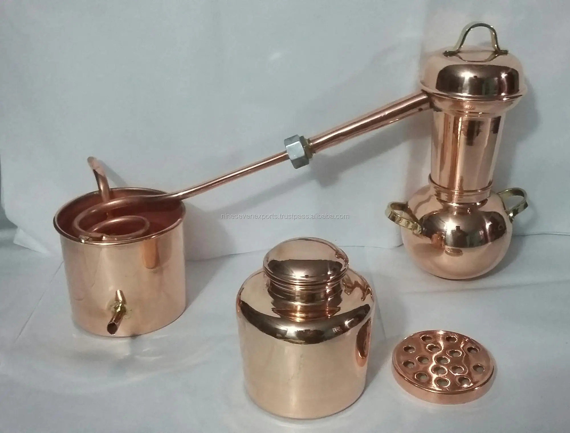 Destillery Copper Distiller Copper Pot Still Distillation Home Copper