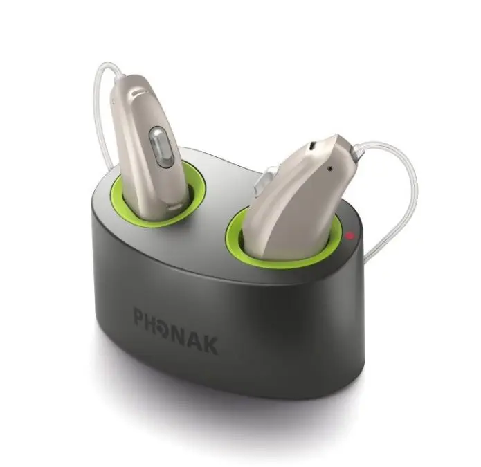Перезаряжаемый Phonak Audeo B90-R слуховой аппарат с мини зарядным устройством tinnitus balance