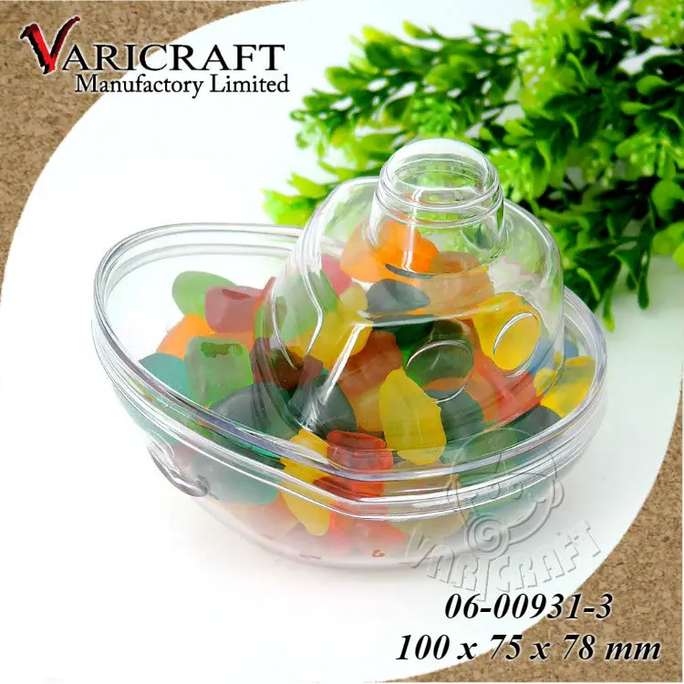 Wholesale 100 Food Grade Transparent Ps Plastic Flat Bottom Boat