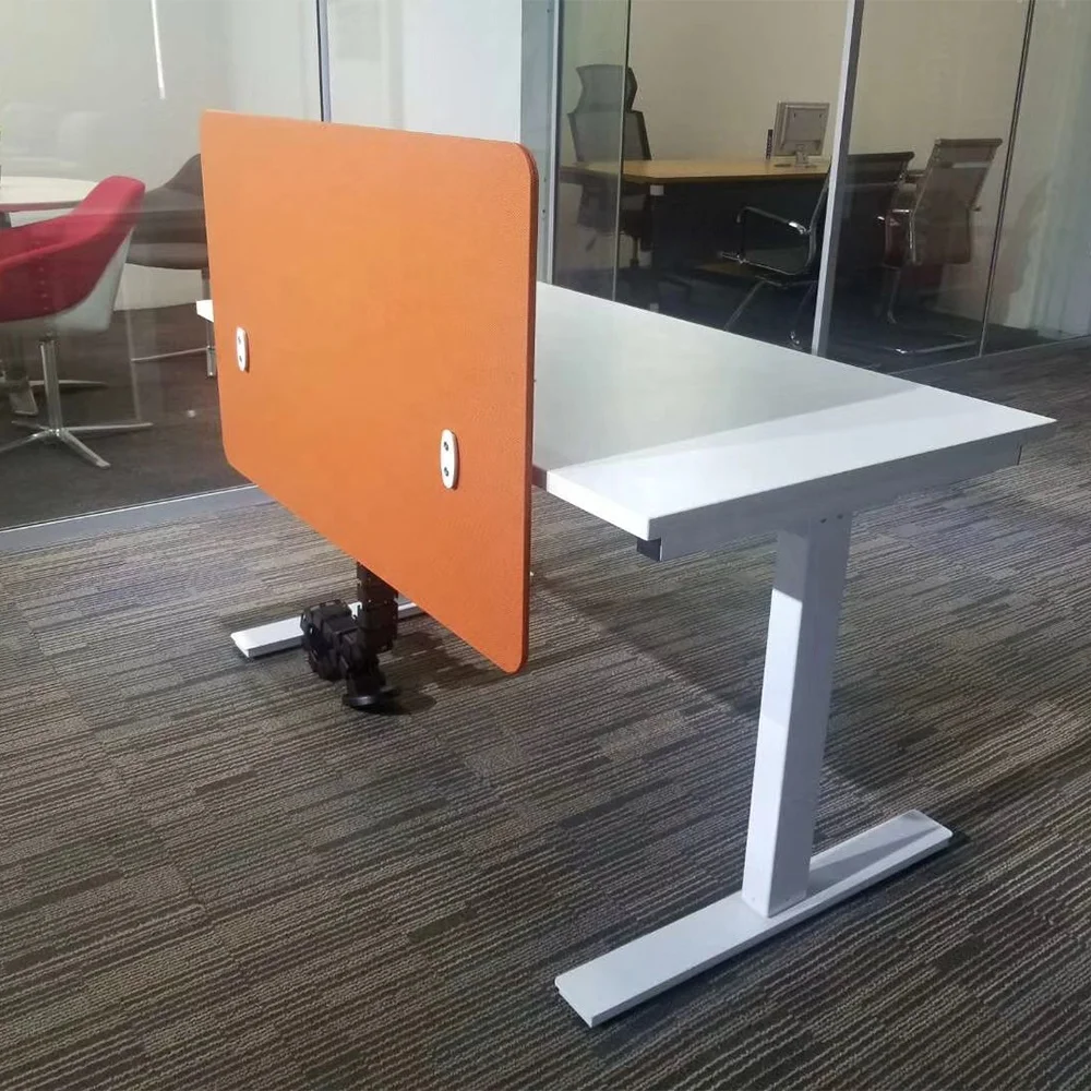 Ofis Masası akustik döşeme Iş Istasyonları Için Yüksekliği Ayarlanabilir Masa