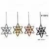 Elegant design metal wire made Star shape hanging Home decor Christmas Ornament