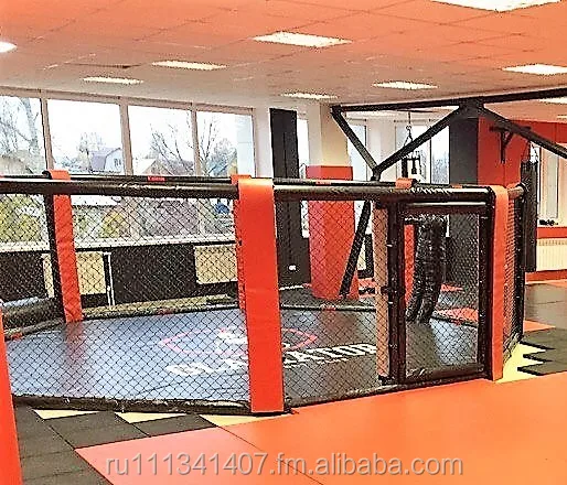Octagon MMA floor cage (diameter 5 m)