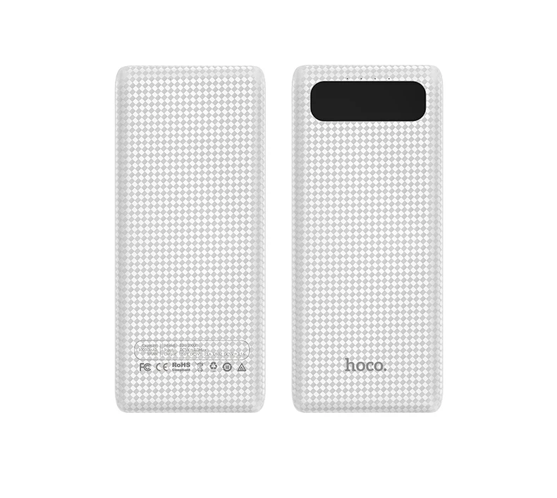 HOCO B20A LCD Display 18650 2USB Power Battery Charger 20000mah Power Bank, White/black
HOCO B20A LCD Display 18650 2USB Power Battery Charger 20000mah Power Bank, White/black