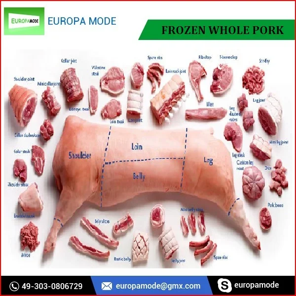 pork meat trimming