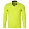 New Fashionable Long-sleeve Turtleneck 100% Cotton Jersey Knitted Men's Polo T Shirt