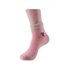 Cheap price girls women cute pink socks custom thermal warm Professional terry winter