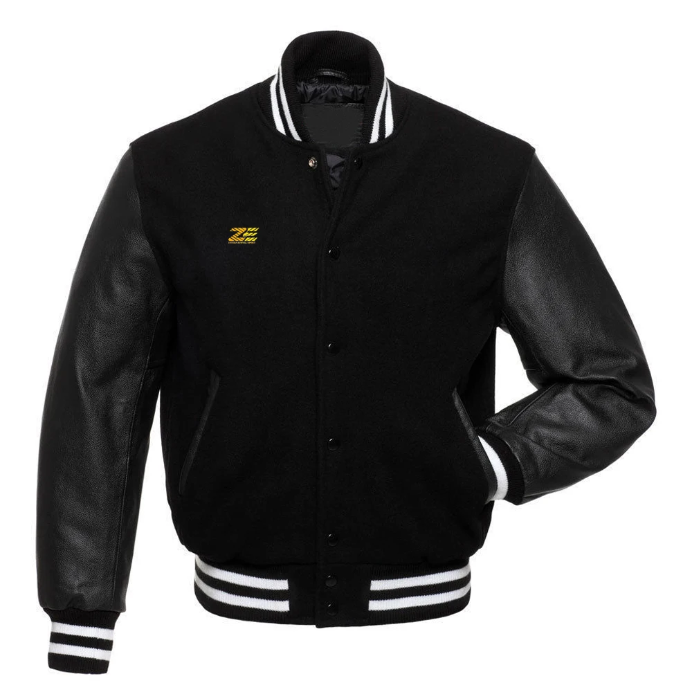 High Quality Wool Varsity Genuine Leather Sleeve / Varsity Jacket Wool Body Men's New Stylish & Varsity jacket