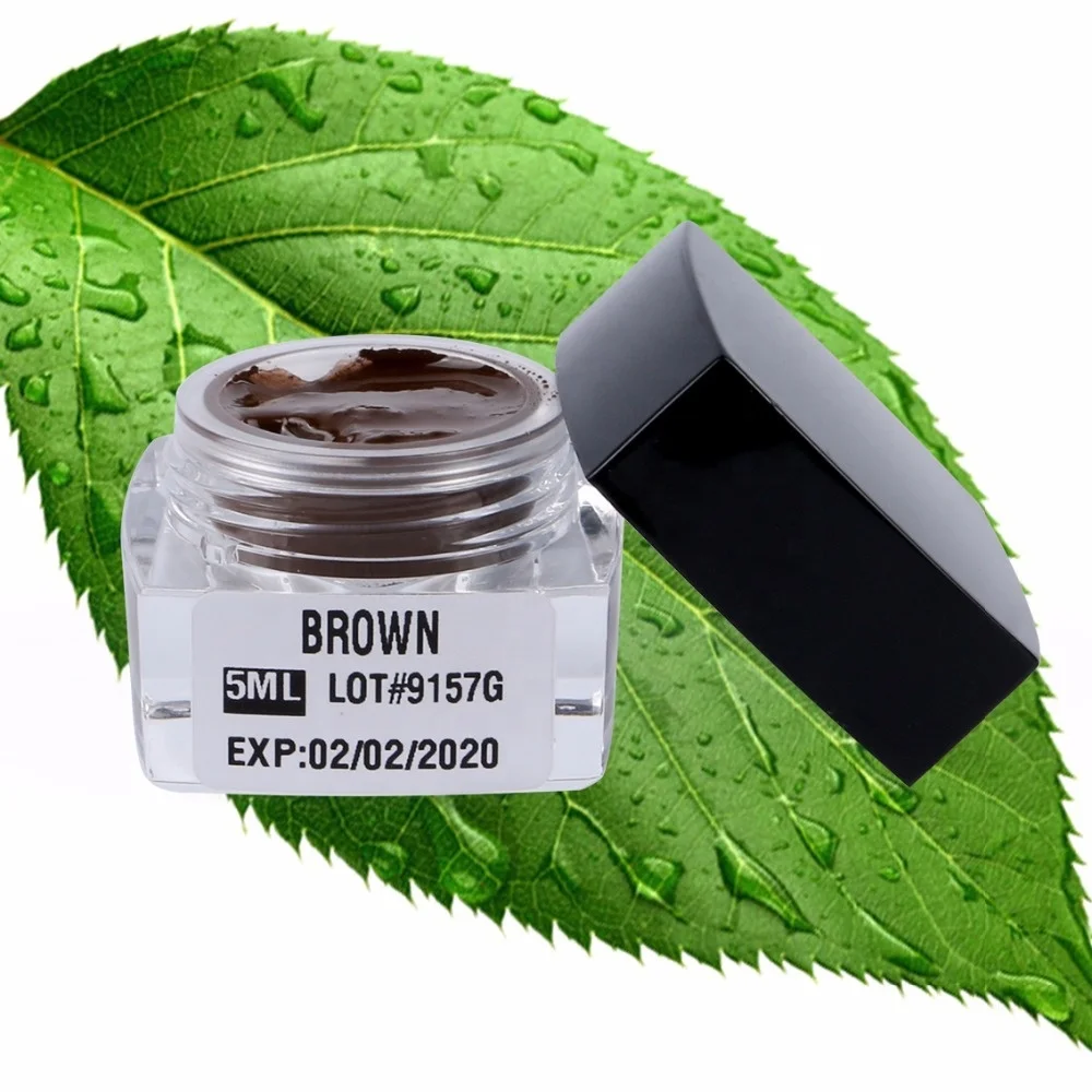 Lushcolor Professional Factory For Cream Microblading Pigment Tattoo Ink For Micropigment Eyebrows, Brown
Lushcolor Professional Factory For Cream Microblading Pigment Tattoo Ink For Micropigment Eyebrows, Brown