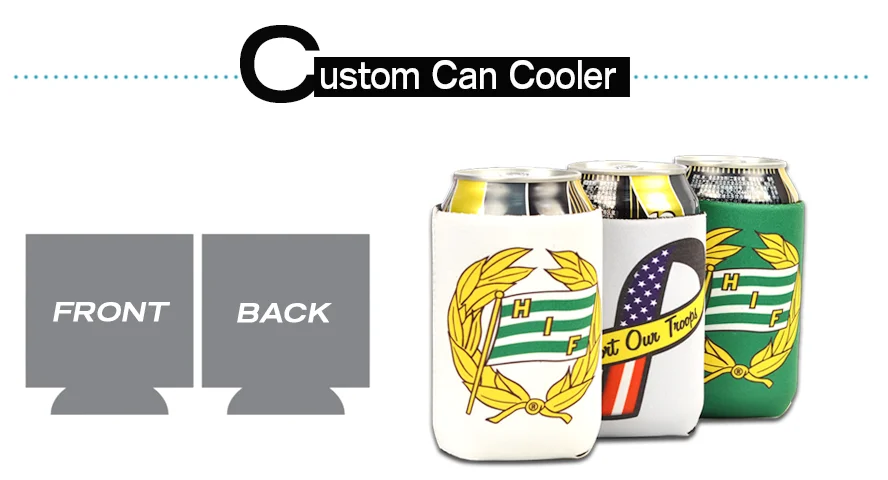 custom koozies are ideal promotional tools for your event