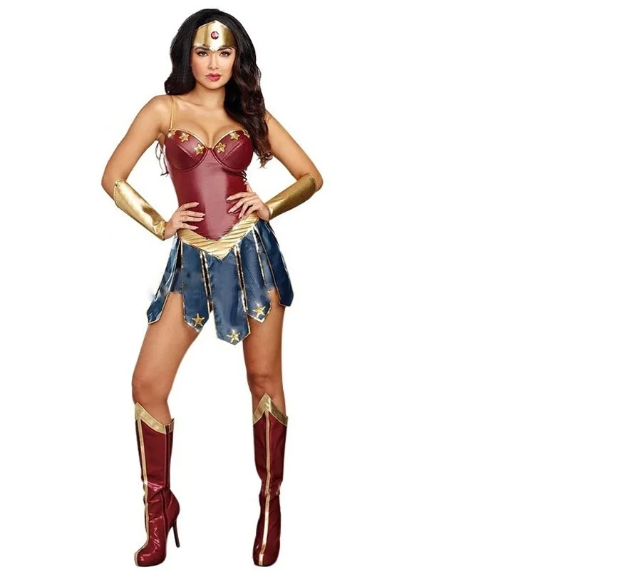 Dc Comics Wonder Woman Cosplay Kostüm Seksi Süper Kahraman Kostüm