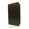 A4 Size Customized Menu Cover / PU Leather Menu Cards For Restaurant