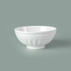 Guangzhou factory latest ceramics plate wholesale price popular design hotel white color porcelain bone china dinnerware