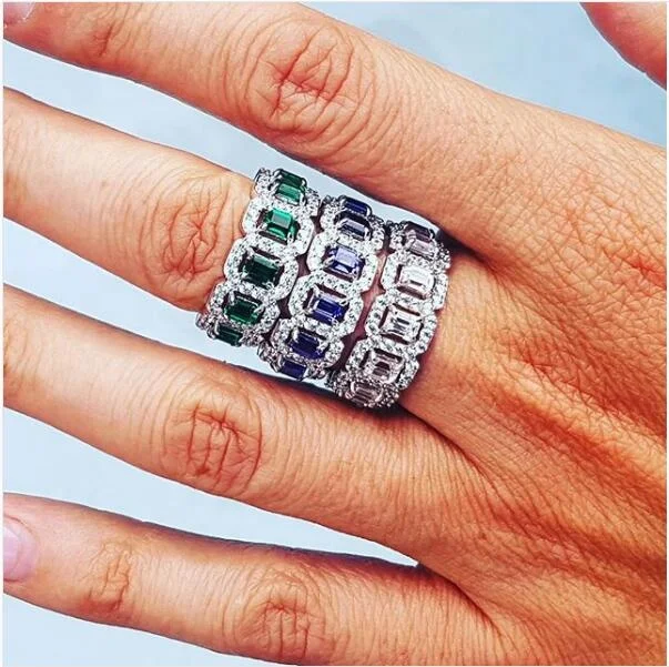 2021new arrived luxury full cz eternity band wedding engagement fashion band ring, Customized
2021new arrived luxury full cz eternity band wedding engagement fashion band ring, Customized