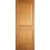 Arched Top Architecture 2 Panel Door Slab with Paint Grade