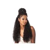 Natural Color Kinky Curly Synthetic Wig Crochet Braid Hair For Black Women