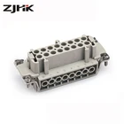 HE-016-M/F, 16 Pin Electrical Wiring Male & Female Connectors replace Harting / Amp Electrical plug 09330162601/09330162701