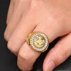 Men's ring domineering stainless steel lion head ring lion king ring jewelry custom