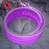 Purple Heaven Rose Innovate Weight Lifting Original Leather Lever Belt