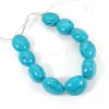 Special Offer !! 10 Pcs Synthetic Green Turquoise Gemstone 17x15mm Tumble Smooth Semi Precious Strand Beads For Jewelry SI1158
