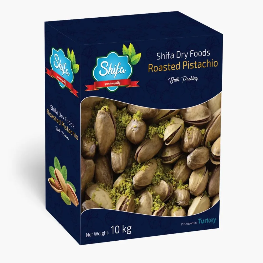 shifa roasted pistachio nuts with shell - turkish