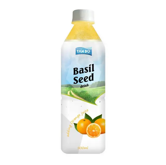 500 ml plastic bottle chia seed water/ competitive price/ smal