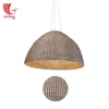 Wicker Seagrass Lamp shade With Plastic String wholesale, Glass Lampshade decor made in Vietnam