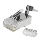 ftp rj45 male cable panel mount connector