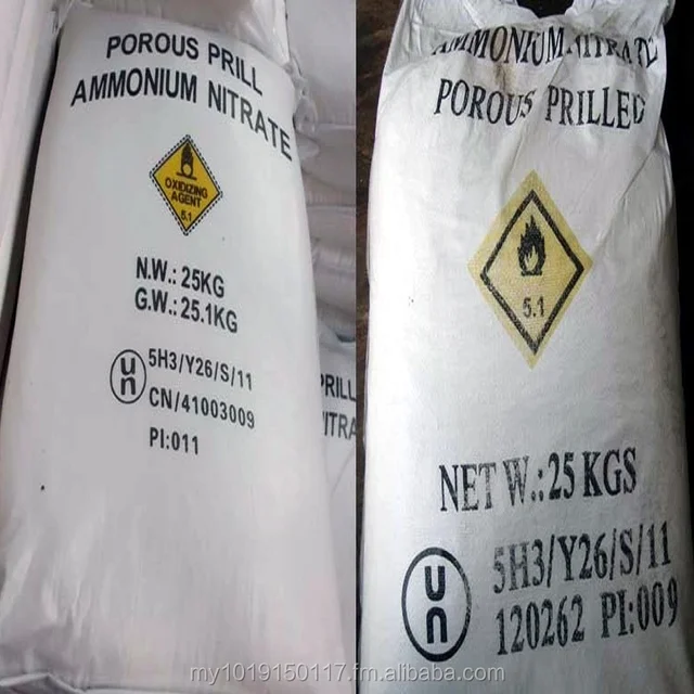 porous prilled ammonium nitrate