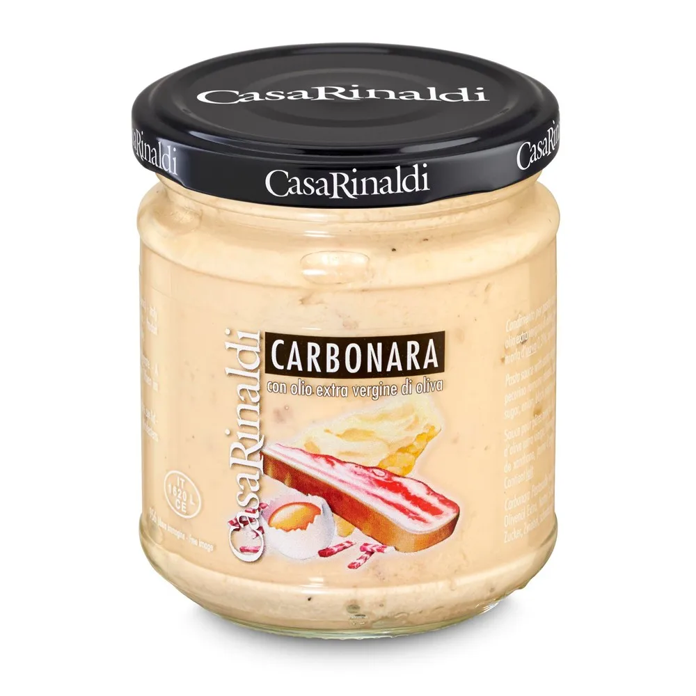 pasta sauce "carbonara"