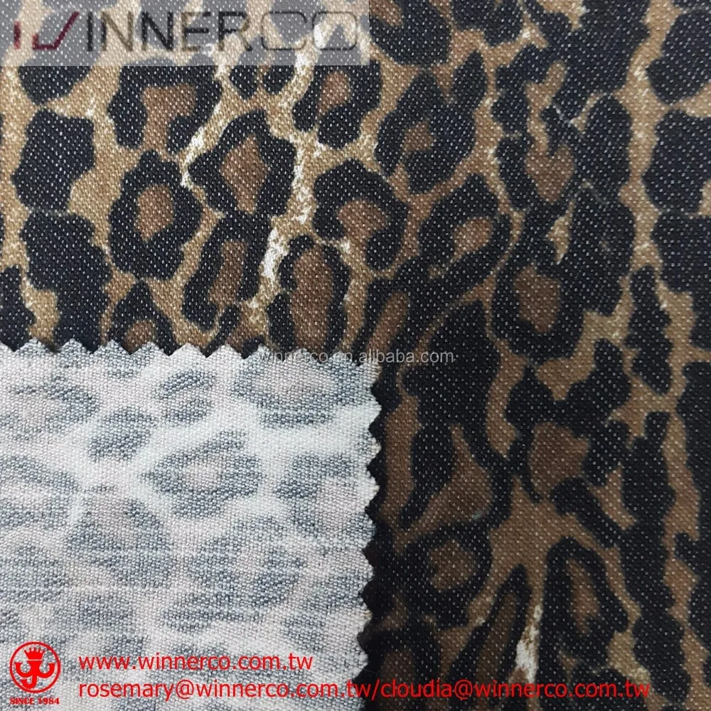 Stretchable cotton polyester spandex stretchable Denim fabric