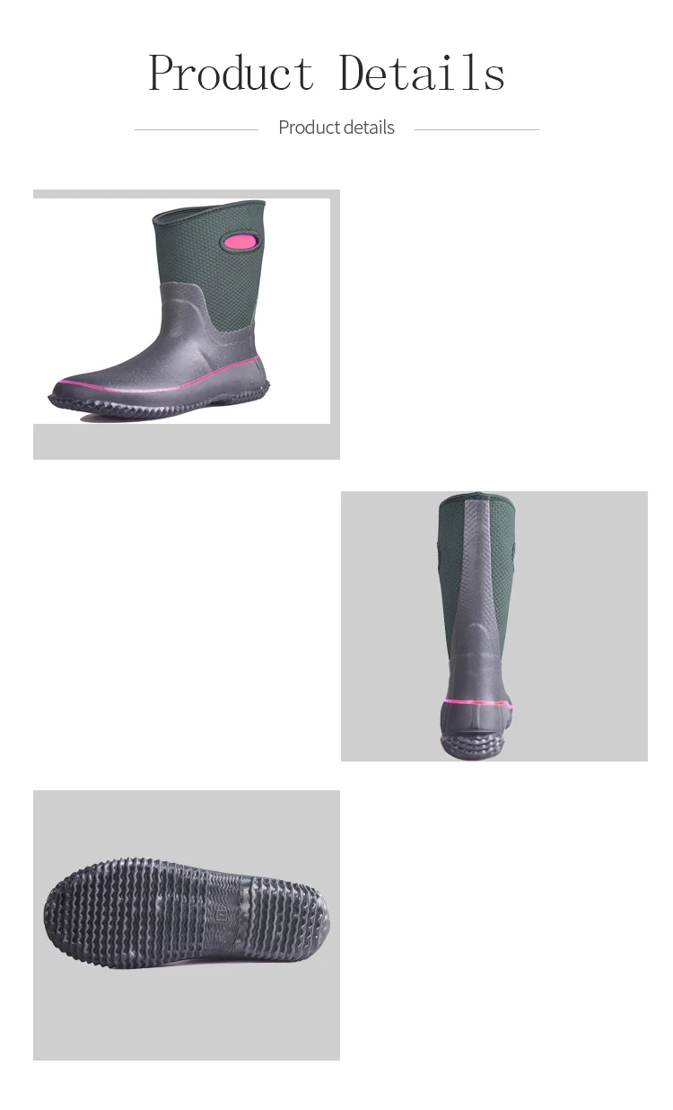 composite safety toe rubber boots