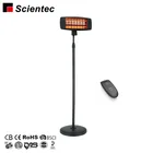 Remote Control Living Room Bedroom Garden Bathroom Use Quartz Freestanding Home Electrical Heater