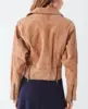 Latest Design Custom Made Genuine Woman Leather Jacket/ Lady Female Jacket Leather/