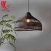 Woven rattan lamp shade for sale, rattan pendant light wholesale
