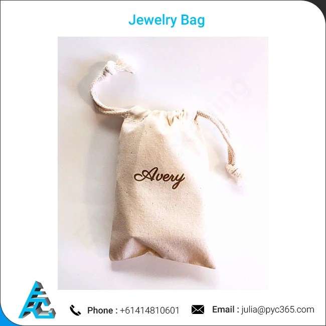 high quality cotton jewelry bag/jewelry pouch bag
