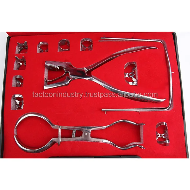 rubber dam clamp orthodontic dental forceps