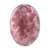 32.5 CTS 100% Natural Thulite Oval Shape Cabochon Loose Gemstone