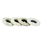 Glass Polishing Disc Dia. 5" Wool Felt Flap Polishing Disc For Angle Grinder To Polish Metal Glass