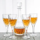 850ml Wholesale Wonderful Ball-bottom Crystal Wine Decanter Set