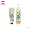 Create your own brand name 200ml gift set hand body moisturizer lotion with citrus scent beauty product packaging