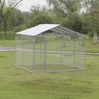Metal Dog Cage Dog Kennel Rabbit Run Pet House