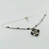 Good Looking Multi Stone 925 Sterling Silver Necklace, Fresh Silver Jewelry, Hot Sale Silver Jewelry