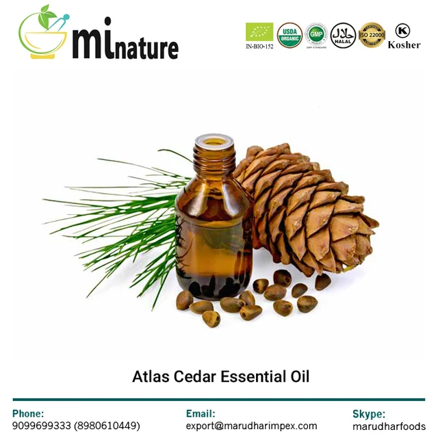 atlas cedarwood essential oil - 100% pure natural