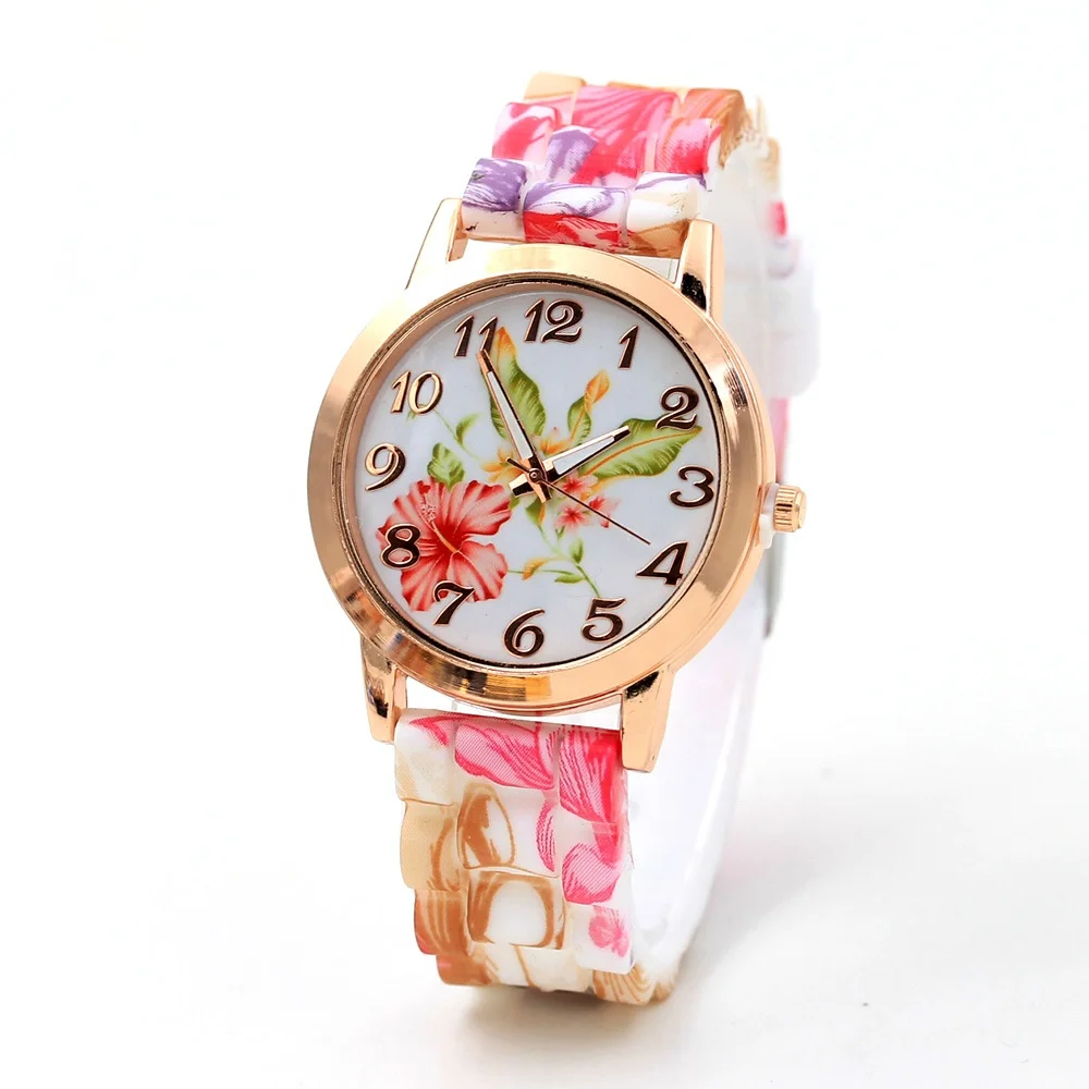 Cheaper Price Printing Floral Watches Silicone Band Quartz Wristwatch For Student relojes hombre SW059
Cheaper Price Printing Floral Watches Silicone Band Quartz Wristwatch For Student relojes hombre SW059