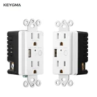 Keygma Electrical Multi Socket Plug 3 Pin Switch Wall Plug Socket electric socket in taiwan