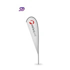 2018 Promotion Custom Wholesale Designs Fabric Beach Flag Flags
