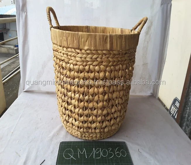 hyacinth bathroom staff basket wicker laundry basket hand woven
