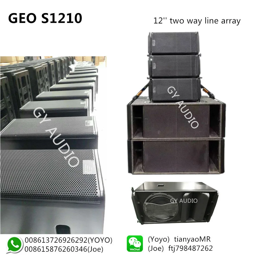 GEO S1210 S1230 2-way line array sound system.High Cost Efficiency Loudspeaker