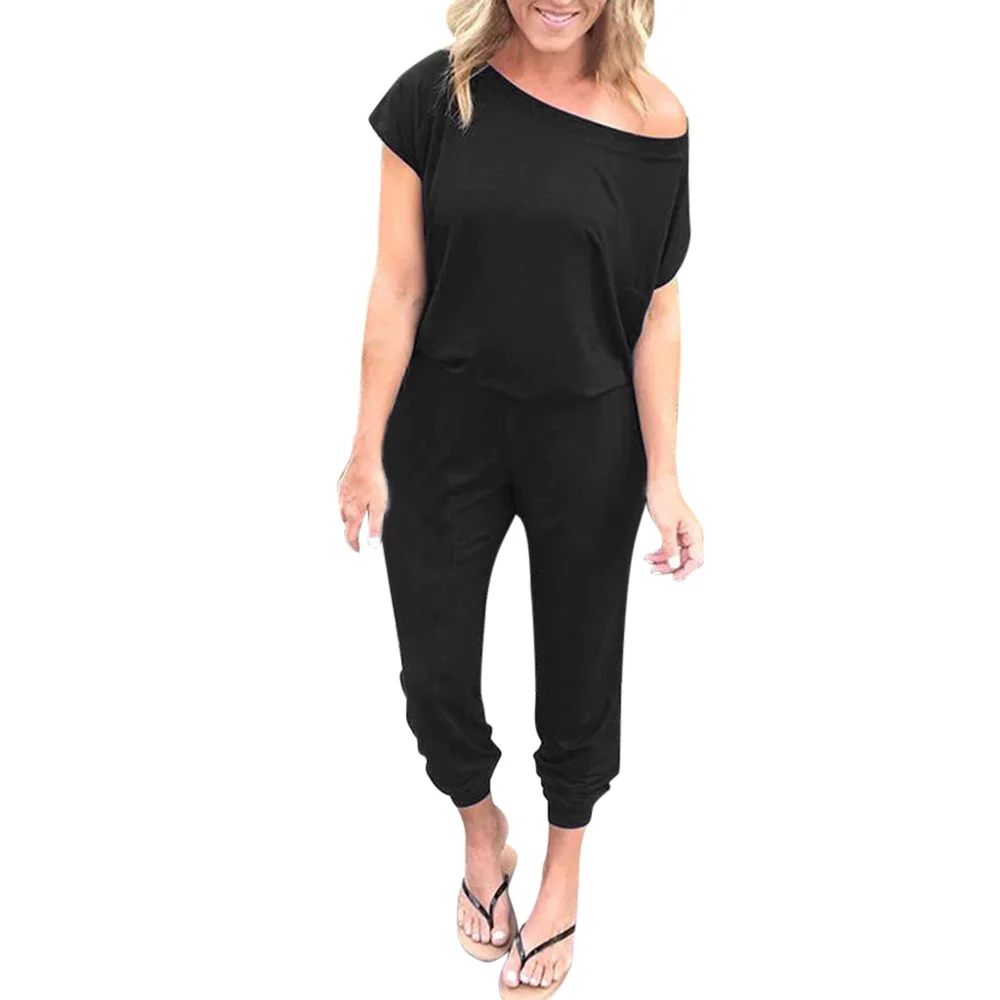Women Pocket Off Shoulder Short Sleeve Rompers Jumpsuit Long Playsuit jumpsuits for women
Women Pocket Off Shoulder Short Sleeve Rompers Jumpsuit Long Playsuit jumpsuits for women
