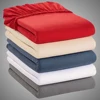 Wholesale Hotel Hospital Stretch Jersey Durable Knitted Fitted Cotton Bed Sheet